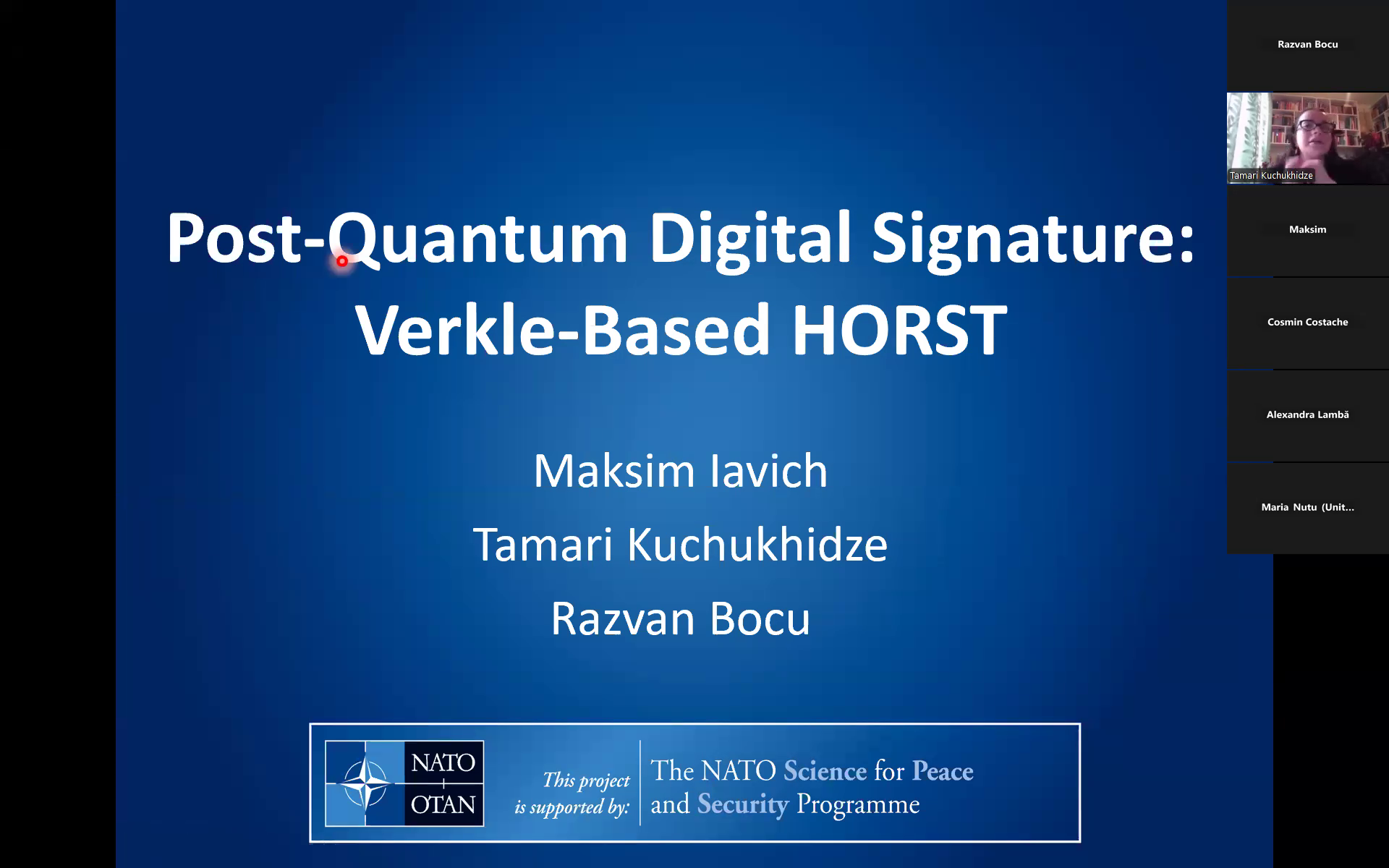 On July 31st, Dr. Tamar Kuchukhidze, conducted a seminar for project members.